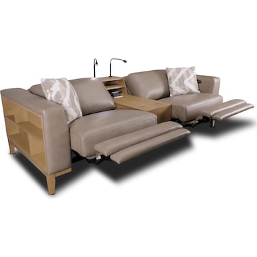 CARRIE LEATHER POWER RECLINING SOFA
