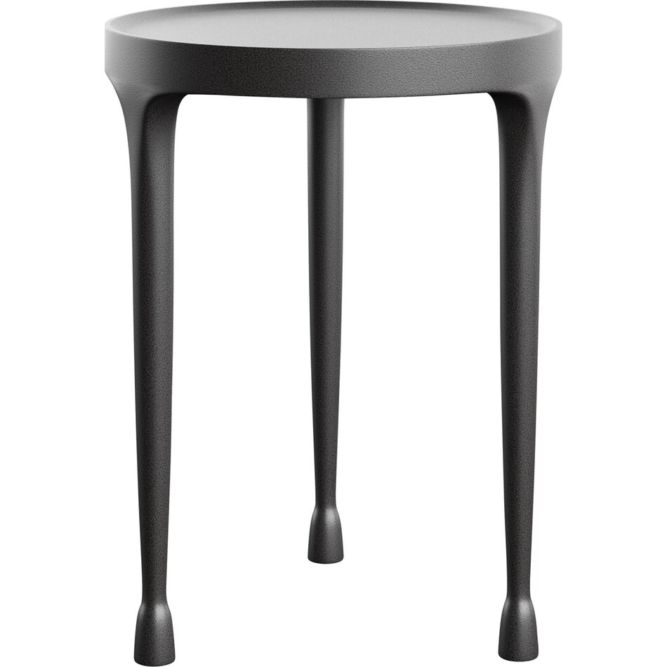 casa paros anthracite end table   