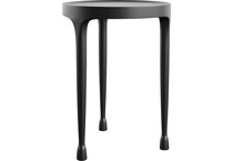 casa paros anthracite end table   
