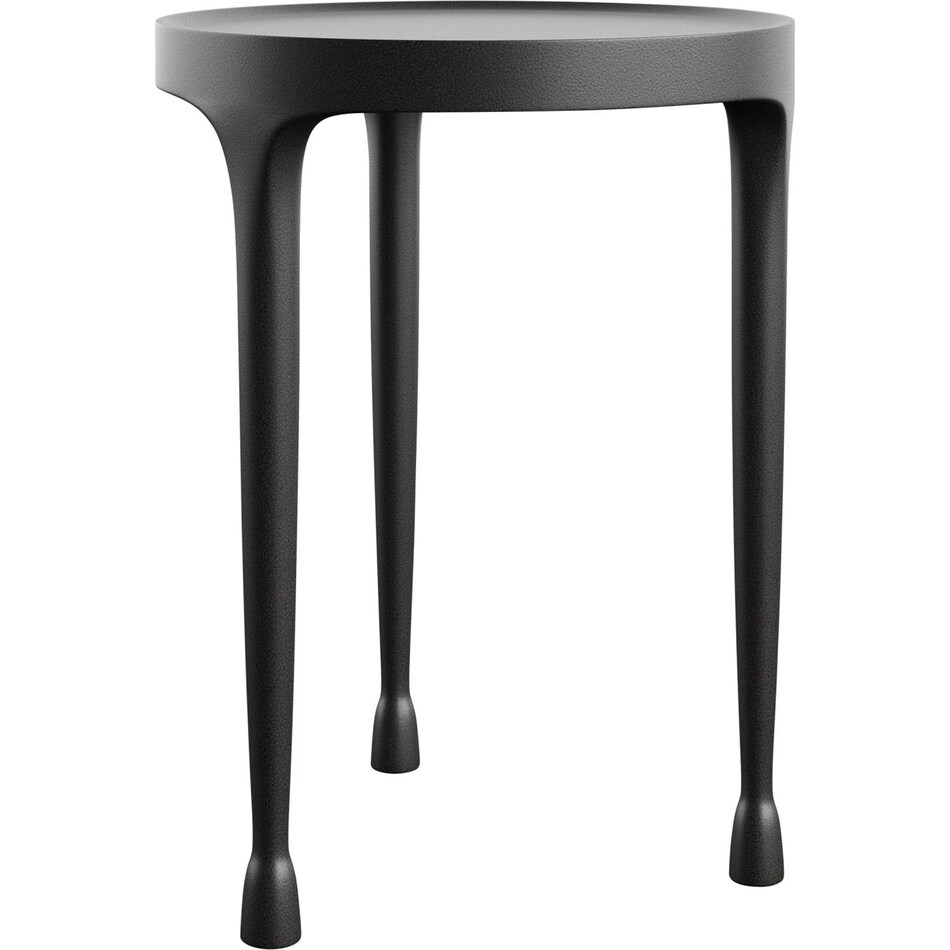 casa paros anthracite end table   