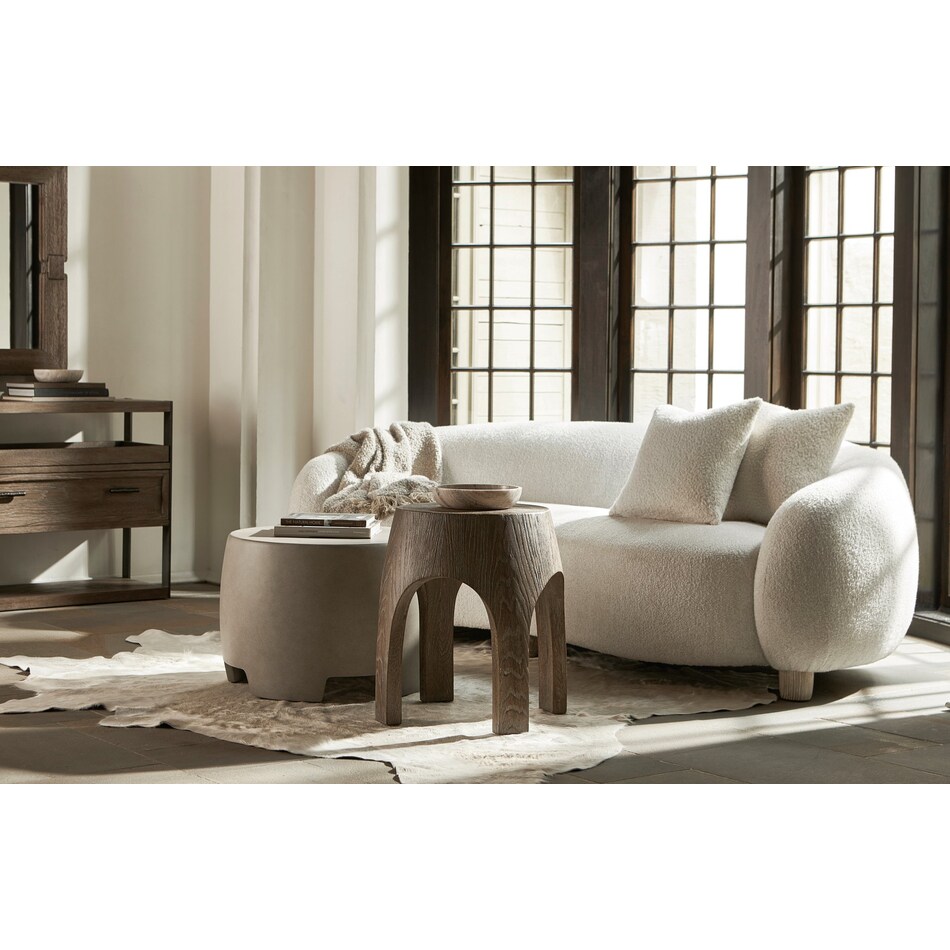 casa paros brown end table   