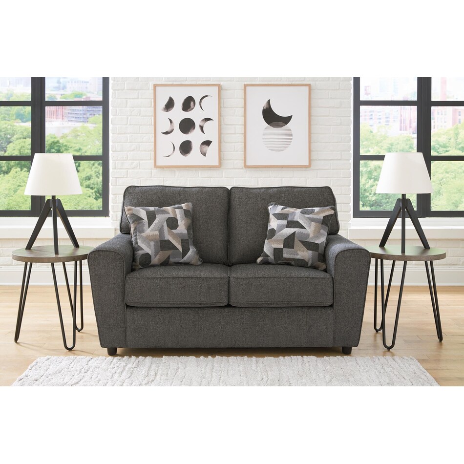 cascilla slate loveseat   