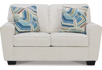 cashton snow loveseat   