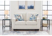 cashton snow loveseat   