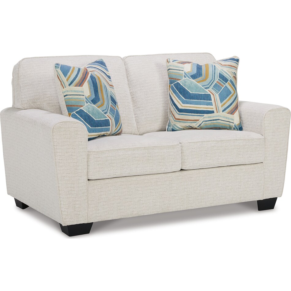 cashton snow loveseat   