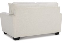 cashton snow loveseat   