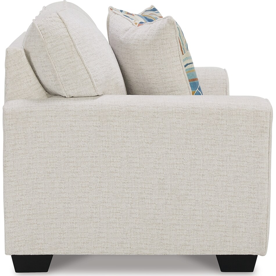 cashton snow loveseat   