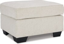 cashton snow ottoman   