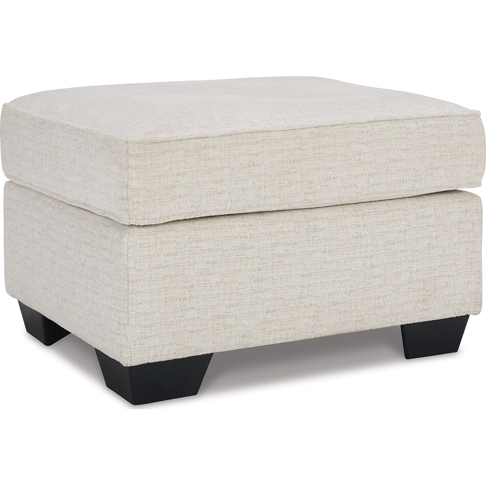 cashton snow ottoman   