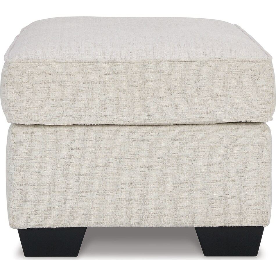 cashton snow ottoman   