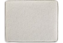 cashton snow ottoman   