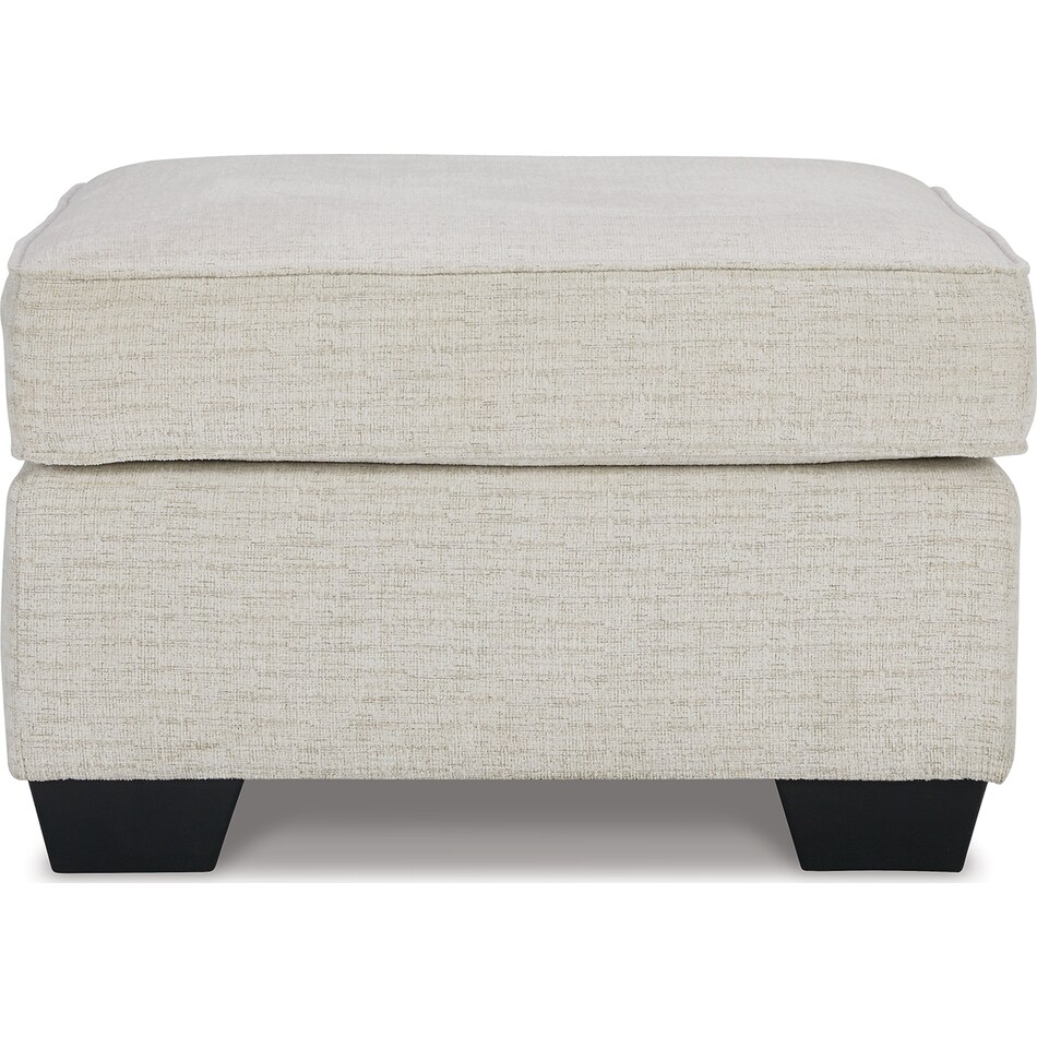 cashton snow ottoman   