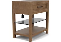 cassandra brown nightstand   