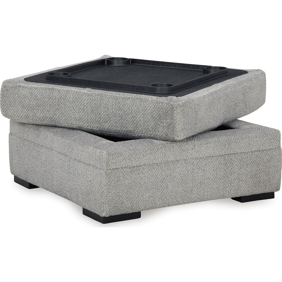 casselbury cement ottoman   