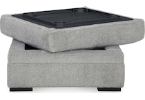 casselbury cement ottoman   