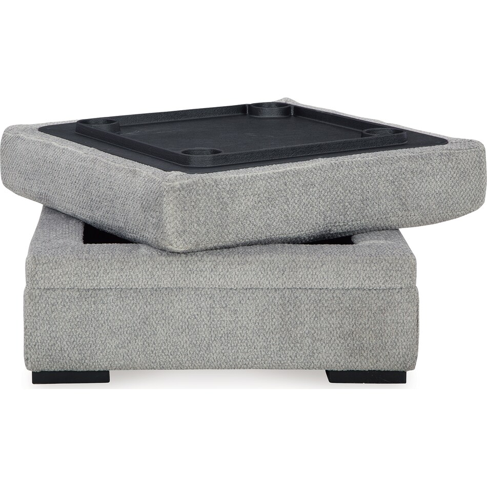 casselbury cement ottoman   