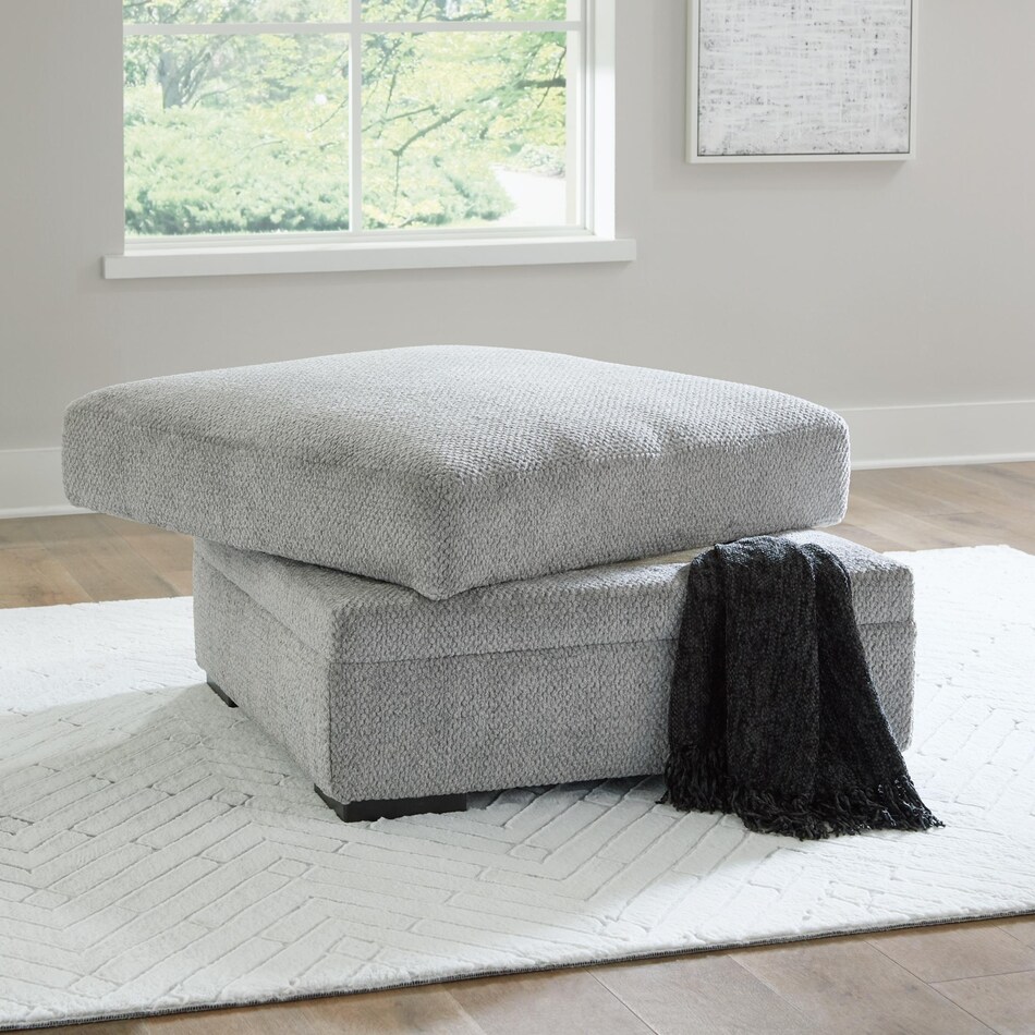 casselbury cement ottoman   