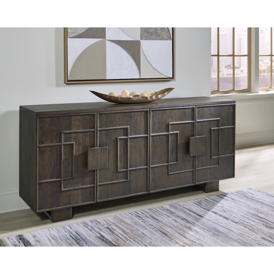 cato dark brown accent cabinet   