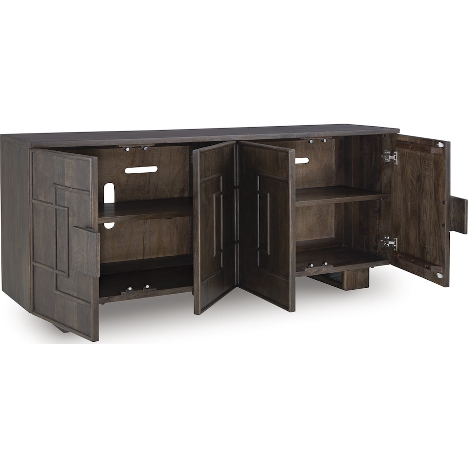 cato dark brown accent cabinet   