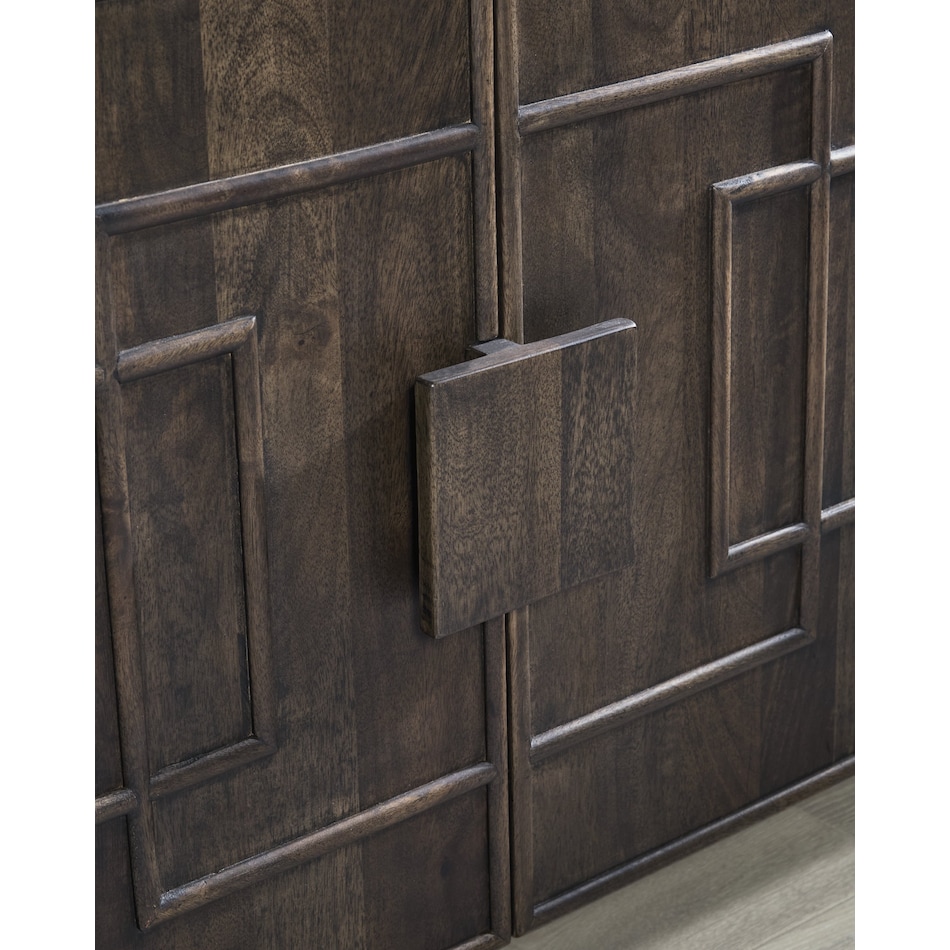 cato dark brown accent cabinet   
