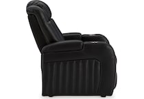 caveman den midnight power recliner   