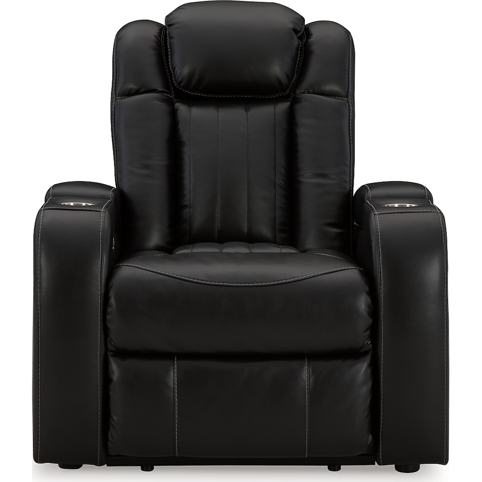 caveman den midnight power recliner   