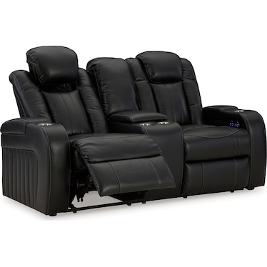 CAVEMAN DEN POWER RECLINING LOVESEAT