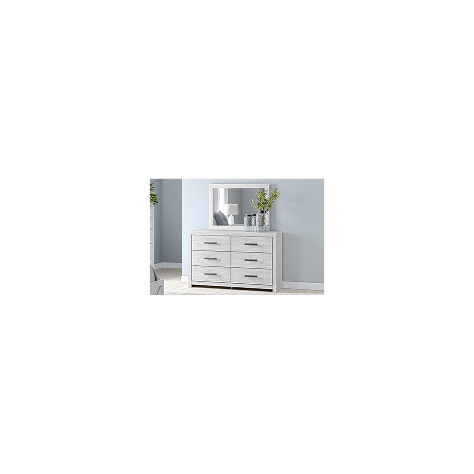 cayboni whitewash mirror   
