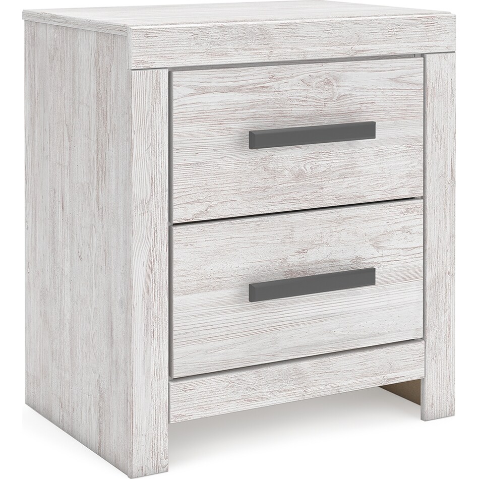 cayboni whitewash nightstand   