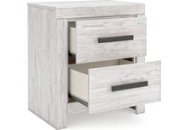 cayboni whitewash nightstand   