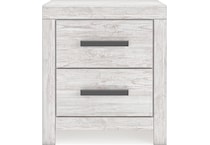 cayboni whitewash nightstand   