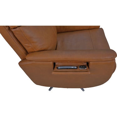 CENNA LEATHER RECLINER WITH HEAT AND MASSAGE