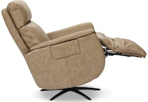 cenna tan power leather massage heat recliner   