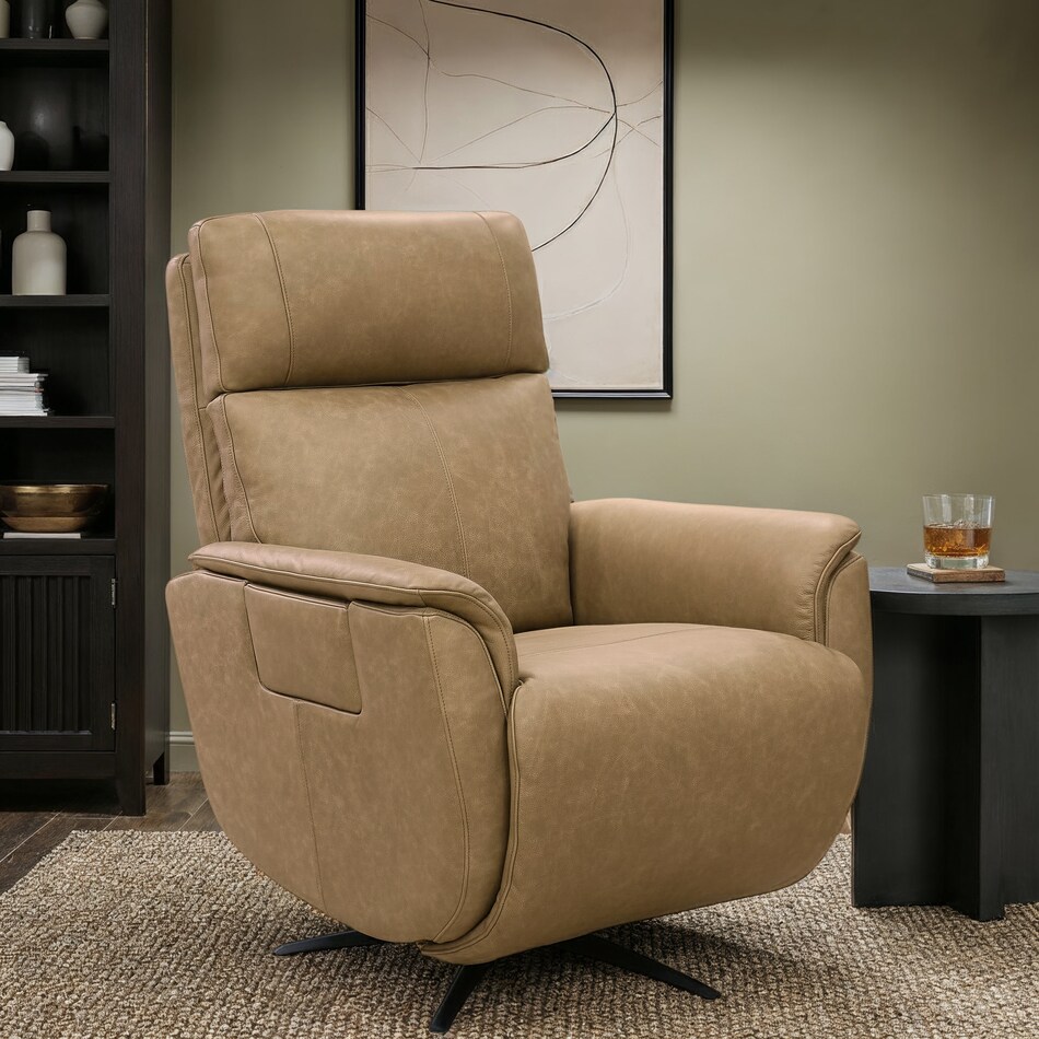 cenna tan power leather massage heat recliner   