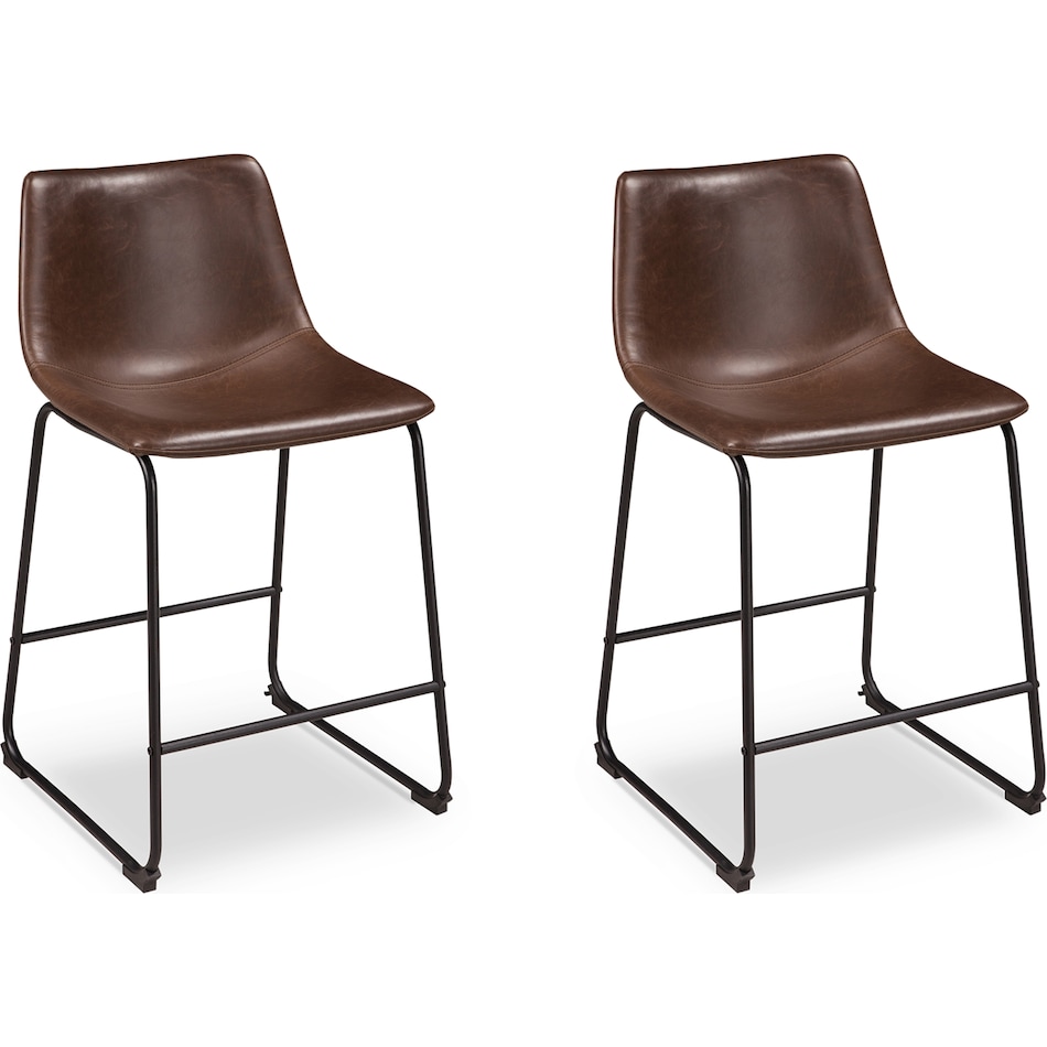 centiar brown counter chair   