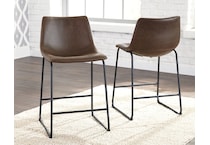 centiar brown counter chair   