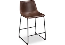 centiar brown counter chair   