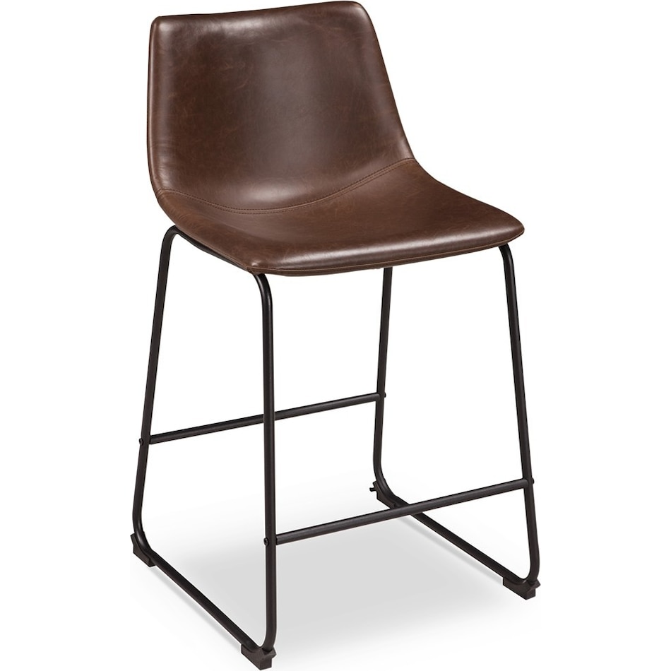 centiar brown counter chair   