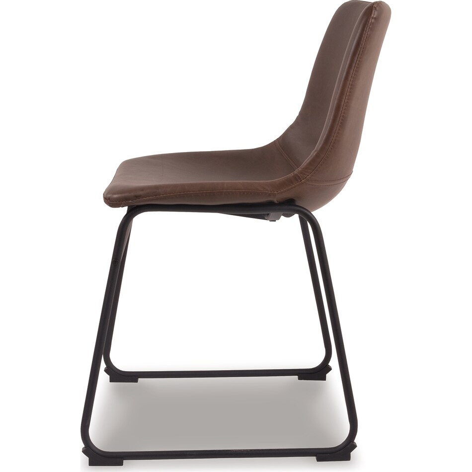 centiar brown side chair   