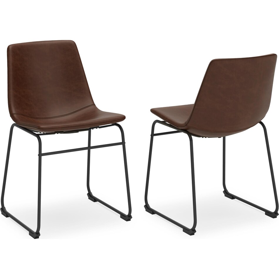 centiar brown side chair   