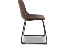 centiar brown side chair   