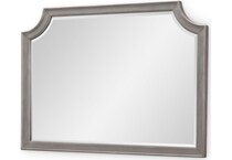 chadwick  tweed grey + sandalwood brown mirror   