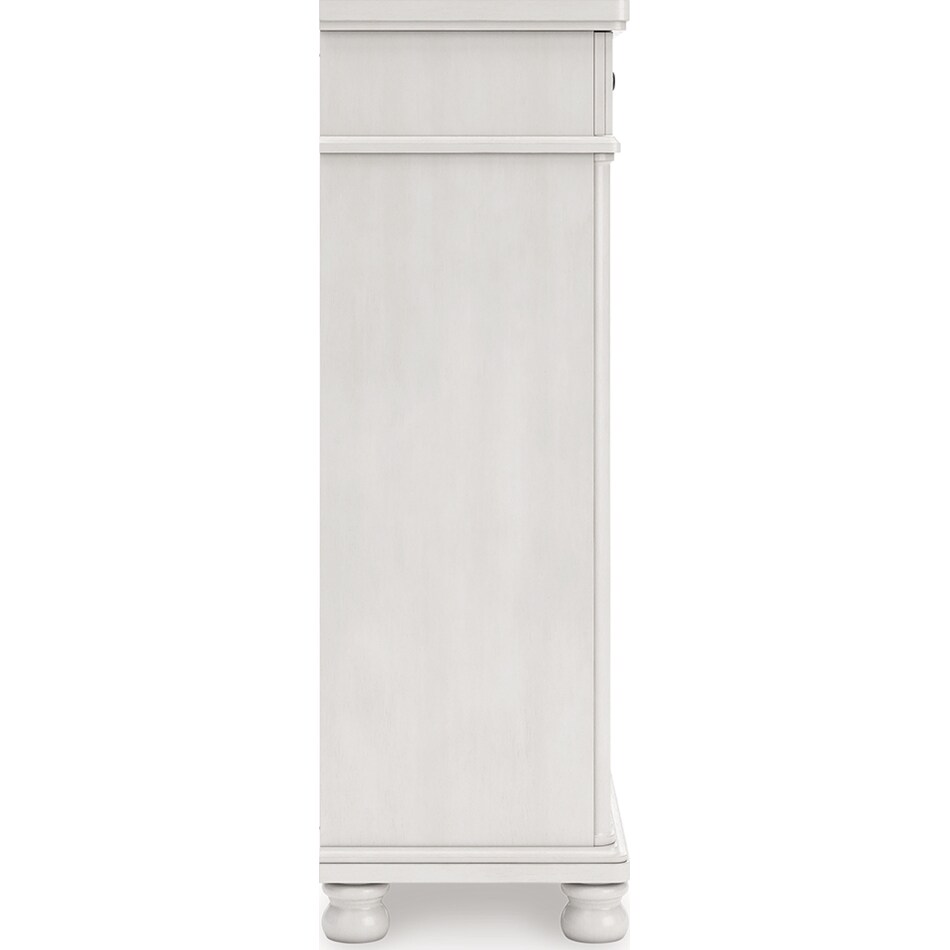 chadworth antique white chest   