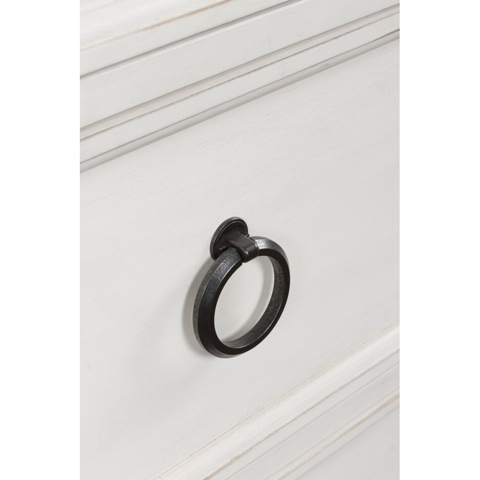 chadworth antique white chest   