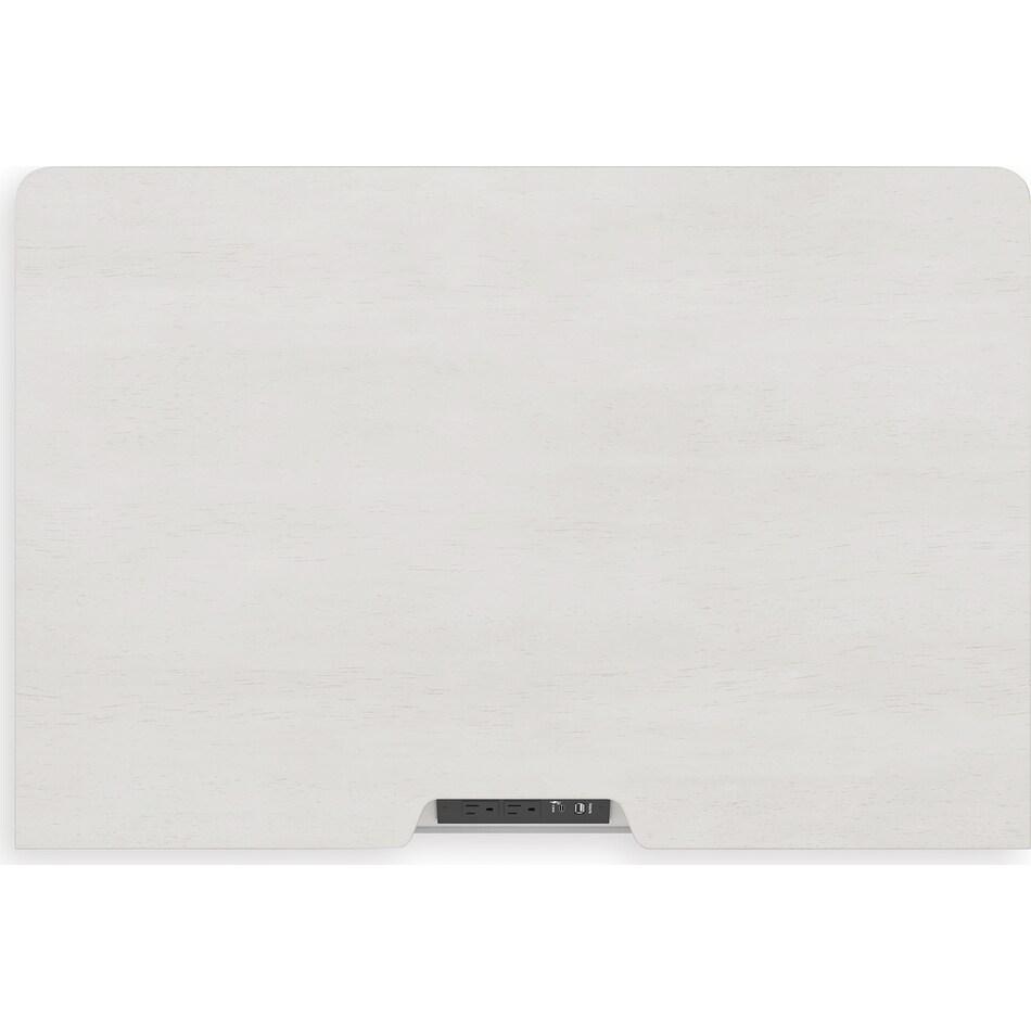 chadworth antique white nightstand   