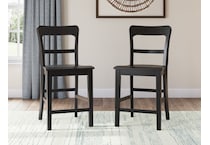 chadworth black barstool   