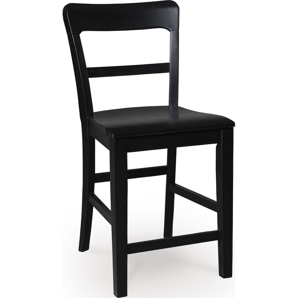 chadworth black barstool   