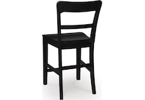 chadworth black barstool   
