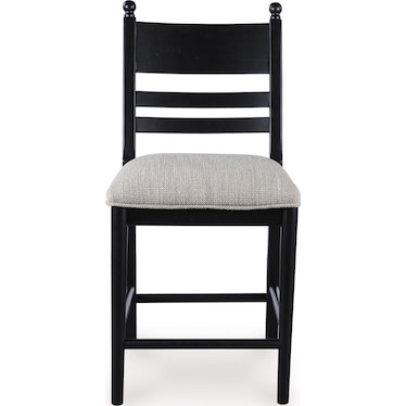 CHADWORTH UPHOLSTERED COUNTER HEIGHT BARSTOOL