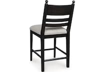 chadworth black barstool   